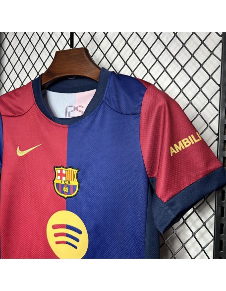 Barcelone Home Football Jersey For Kids 24/25