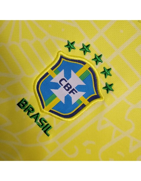 Brazil Home Jerseys 2024 Kids