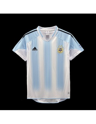 Argentina Home Jerseys 04/05 Retro 