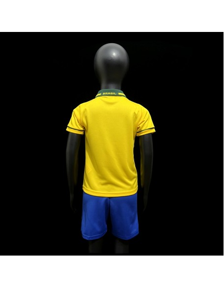 Brazil Home Jerseys Retro 1994 Kids