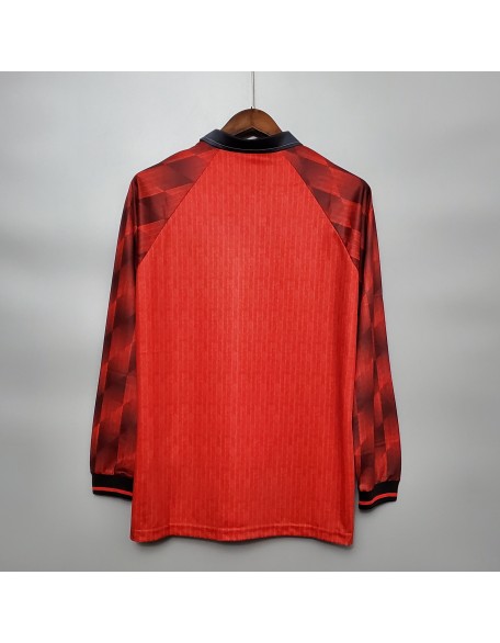 Manchester United Jersey 1996 Retro Long Sleeve