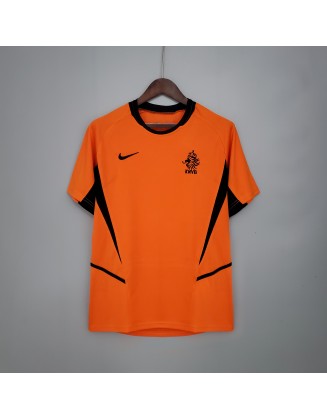 Netherlands Home Jerseys 2002 Retro 